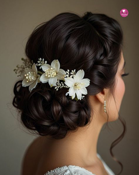 Woman flaunting the best hairstyle in Sharjah at a premium salon