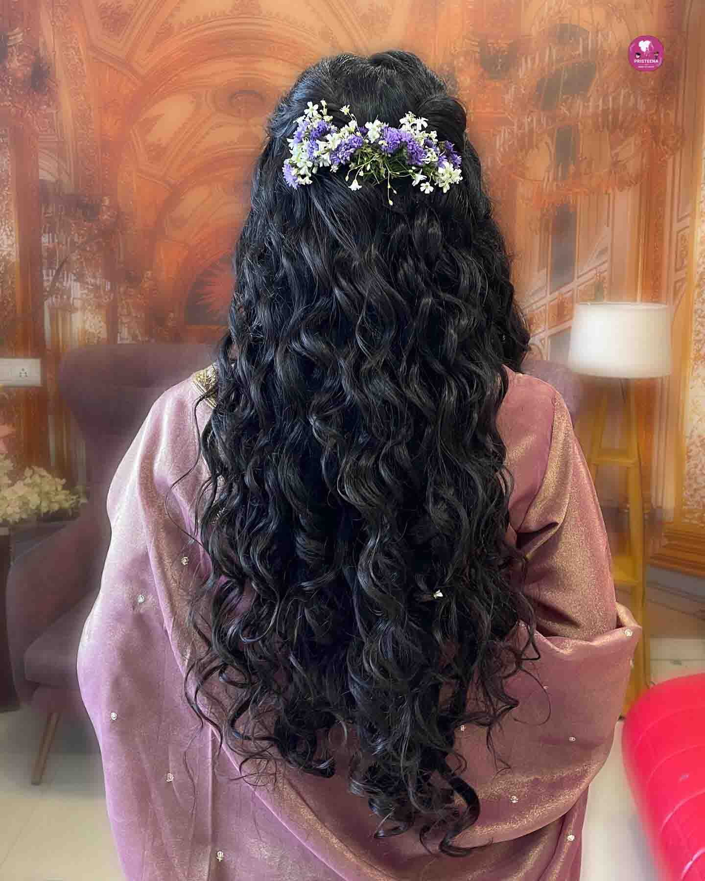 Trendy women's hairstyle at a luxury salon in the UAE
