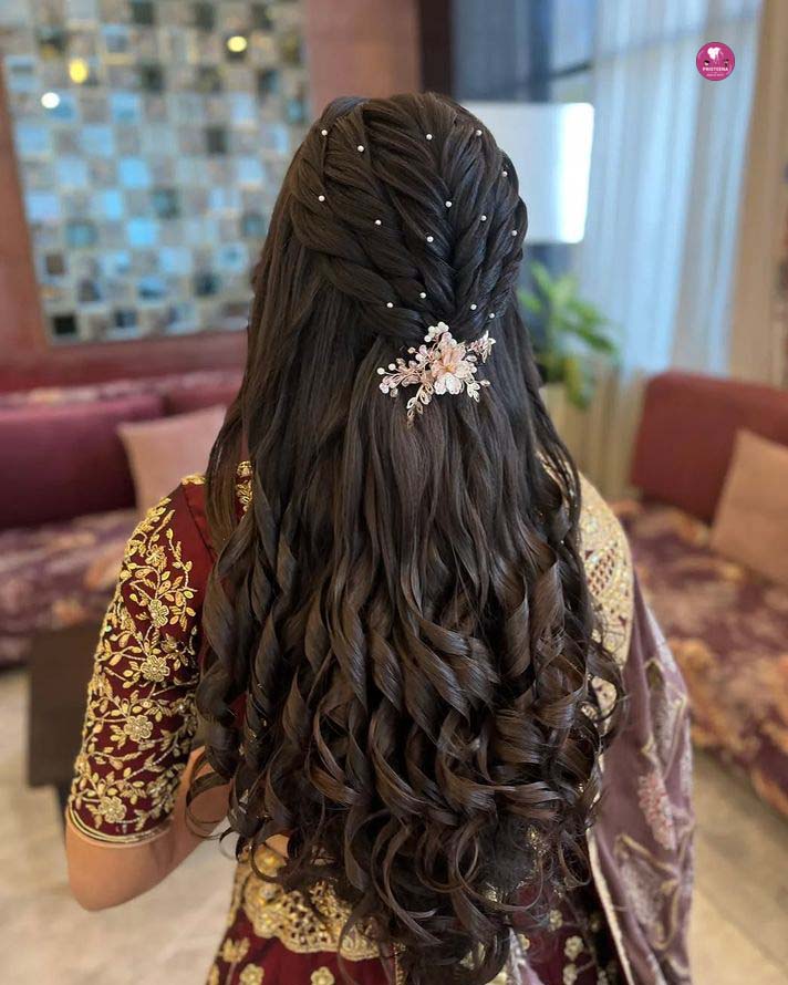 Trendy woman’s hairstyle at a premium Dubai salon showcasing modern hair trends