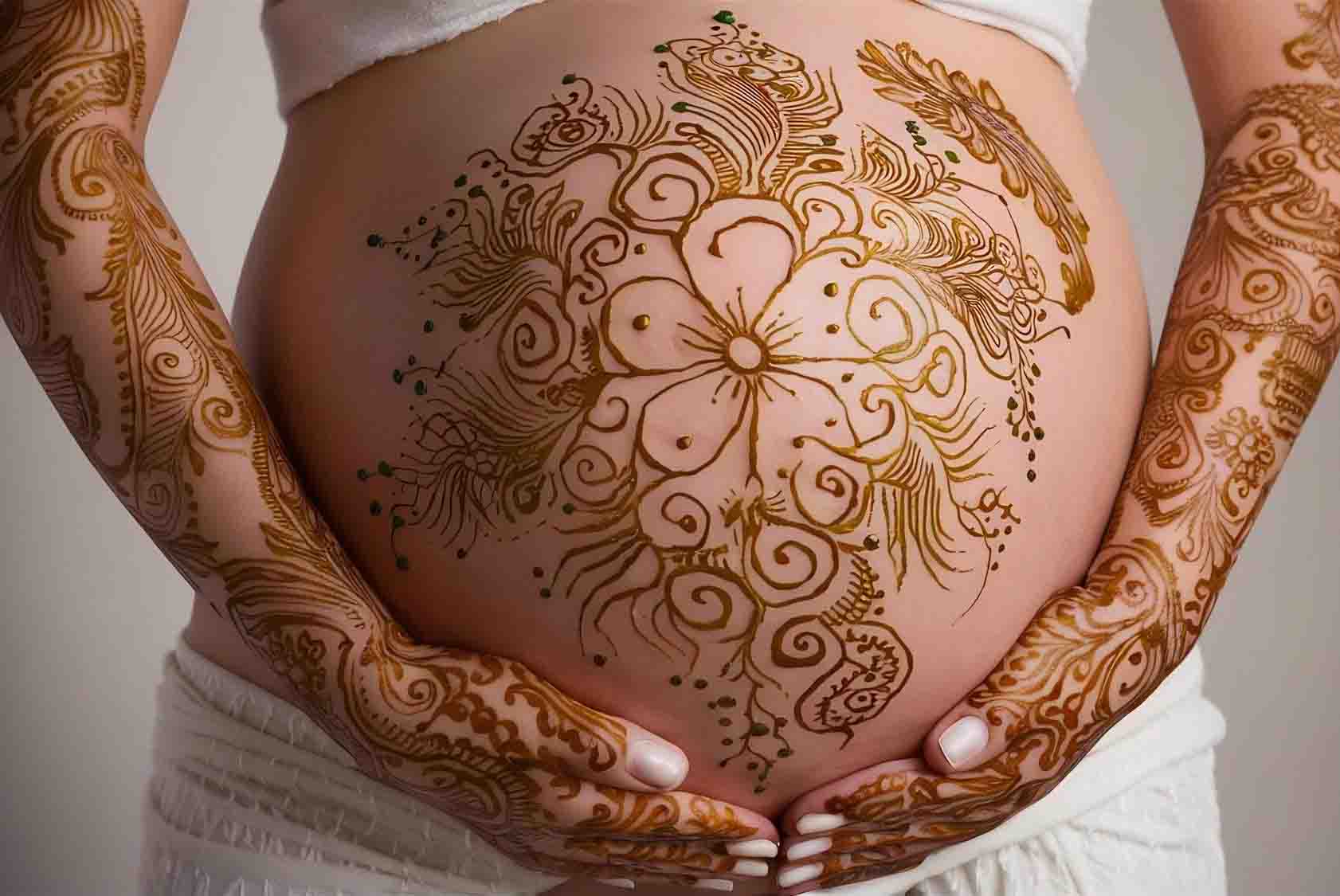 baby shower henna