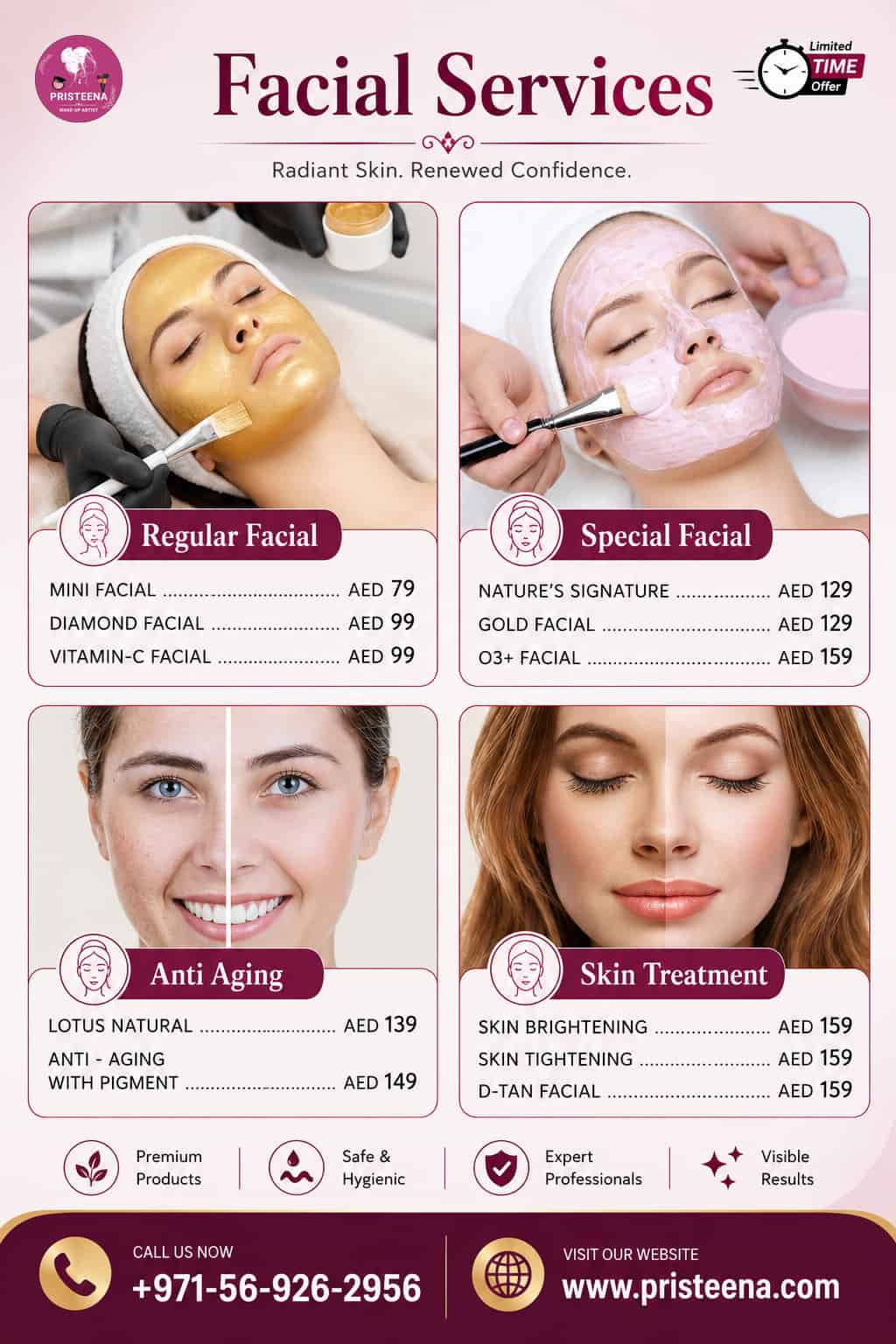 facial services in dubai